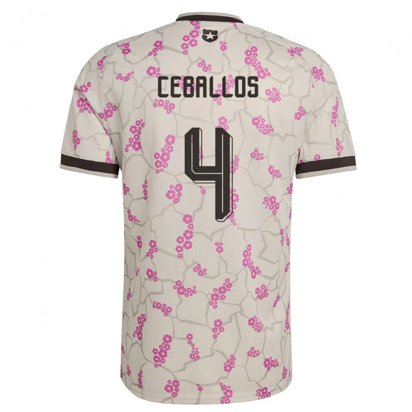 DanxenレディースチリTeo Ceballos#4白 紫アウェイシャツ26-28ジャージーユニフォーム
