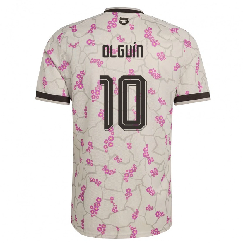 DanxenレディースチリAgustín Olguín#10白 紫アウェイシャツ26-28ジャージーユニフォーム