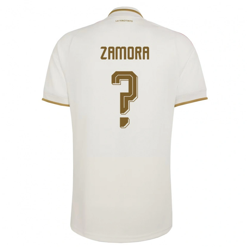 DanxenレディースベネズエラAquiles Zamora#0オフホワイト 黄アウェイシャツ26-28ジャージーユニフォーム