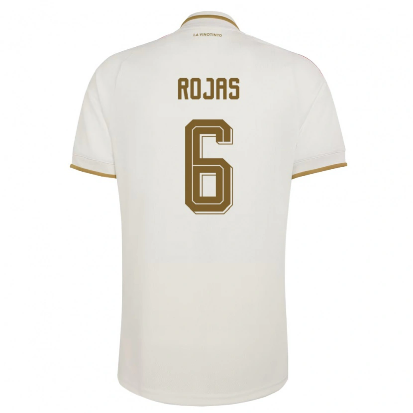 DanxenレディースベネズエラCarlos Rojas#6オフホワイト 黄アウェイシャツ26-28ジャージーユニフォーム