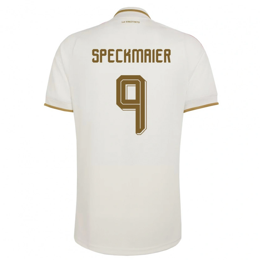 DanxenレディースベネズエラMariana Speckmaier#9オフホワイト 黄アウェイシャツ26-28ジャージーユニフォーム