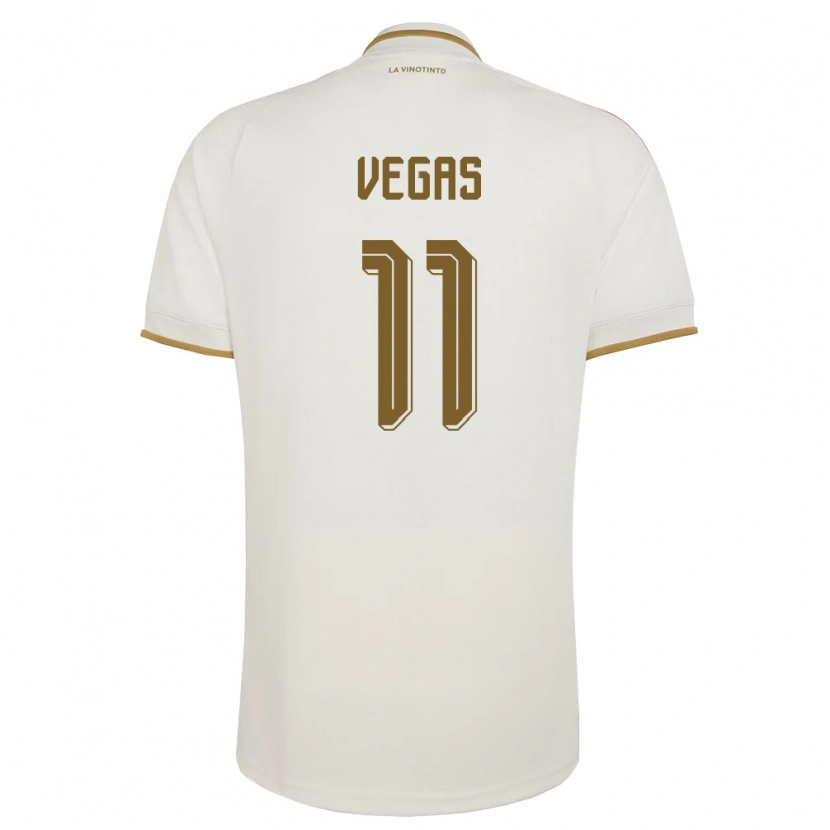 DanxenレディースベネズエラCharly Vegas#11オフホワイト 黄アウェイシャツ26-28ジャージーユニフォーム