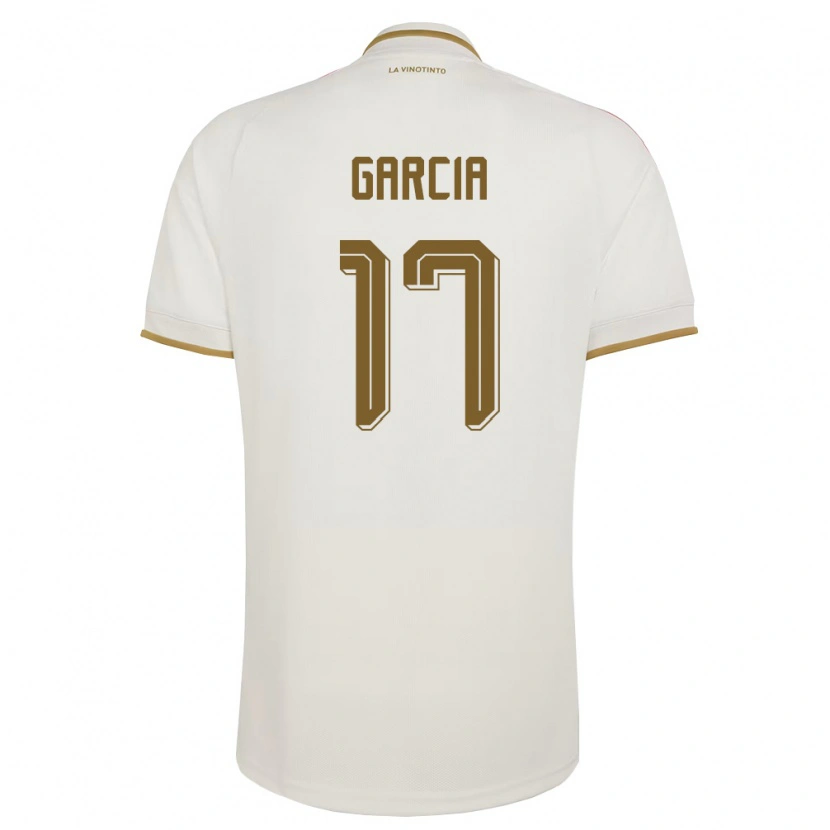 DanxenレディースベネズエラGabriela García#17オフホワイト 黄アウェイシャツ26-28ジャージーユニフォーム