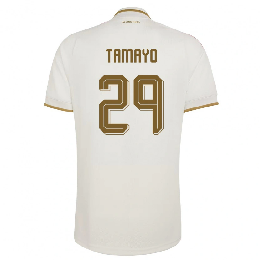 DanxenレディースベネズエラBianneider Tamayo#29オフホワイト 黄アウェイシャツ26-28ジャージーユニフォーム