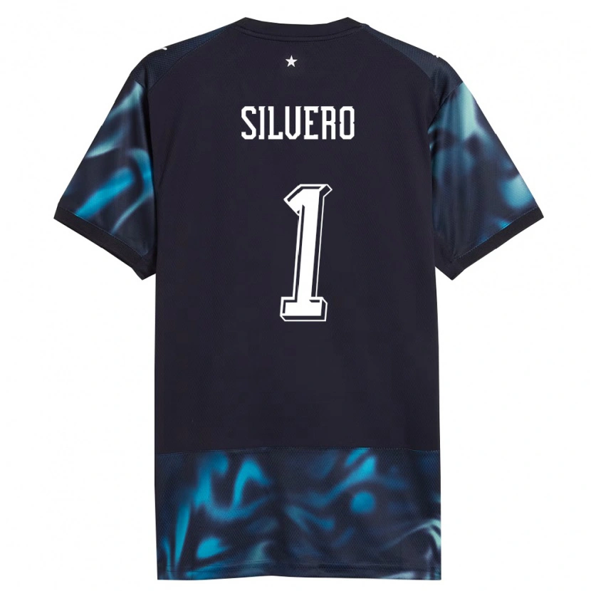 DanxenレディースパラグアイLucas Silvero#1紺 空色アウェイシャツ26-28ジャージーユニフォーム