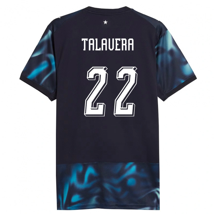 DanxenレディースパラグアイJavier Talavera#22紺 空色アウェイシャツ26-28ジャージーユニフォーム