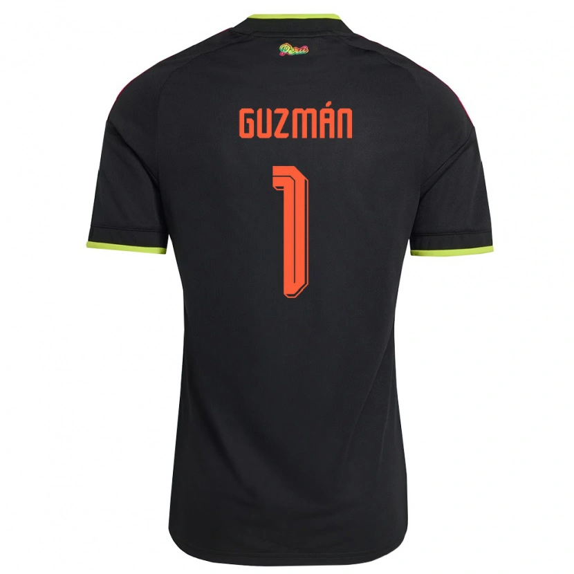 DanxenレディースペルーSalvador Guzmán#1黒 黄 ピンクアウェイシャツ26-28ジャージーユニフォーム