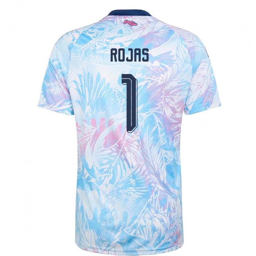 DanxenレディースコスタリカBerny Rojas#1空色 紺 ピンクアウェイシャツ26-28ジャージーユニフォーム