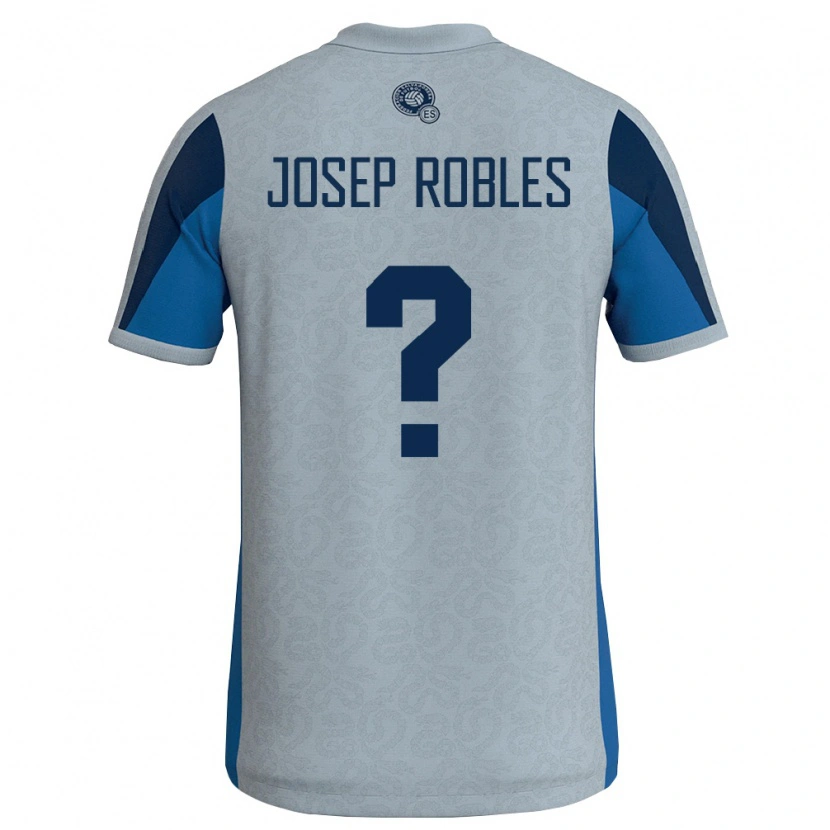 DanxenレディースエルサルバドルJosep Robles#0白 空色アウェイシャツ26-28ジャージーユニフォーム