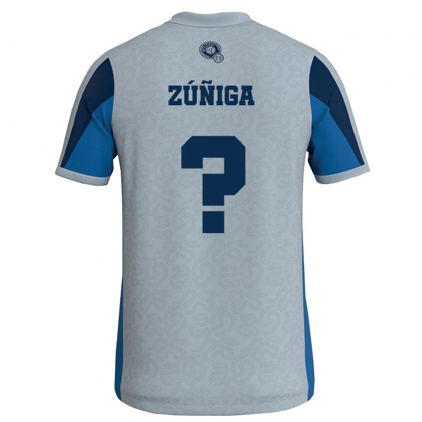 DanxenレディースエルサルバドルStephanie Zúñiga#0白 空色アウェイシャツ26-28ジャージーユニフォーム