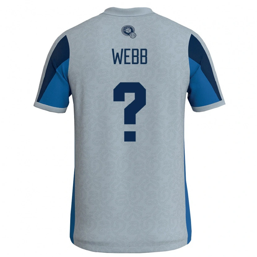 DanxenレディースエルサルバドルAshley Webb#0白 空色アウェイシャツ26-28ジャージーユニフォーム