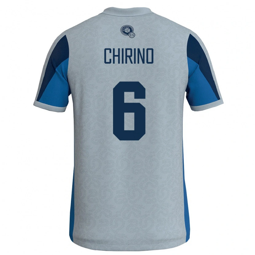 DanxenレディースエルサルバドルAlejandra Chirino#6白 空色アウェイシャツ26-28ジャージーユニフォーム