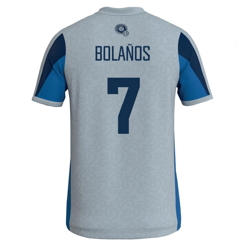 DanxenレディースエルサルバドルJavier Bolaños#7白 空色アウェイシャツ26-28ジャージーユニフォーム