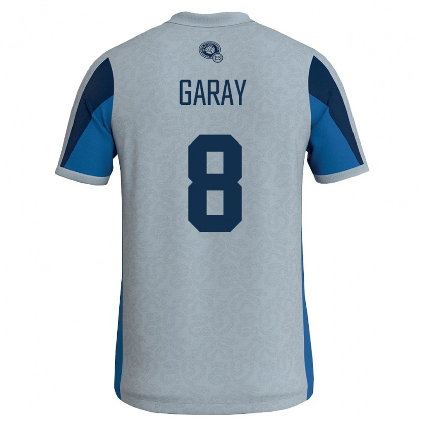 DanxenレディースエルサルバドルEnzo Garay#8白 空色アウェイシャツ26-28ジャージーユニフォーム