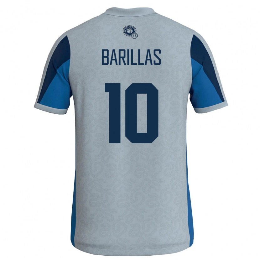 DanxenレディースエルサルバドルMayson Barillas#10白 空色アウェイシャツ26-28ジャージーユニフォーム