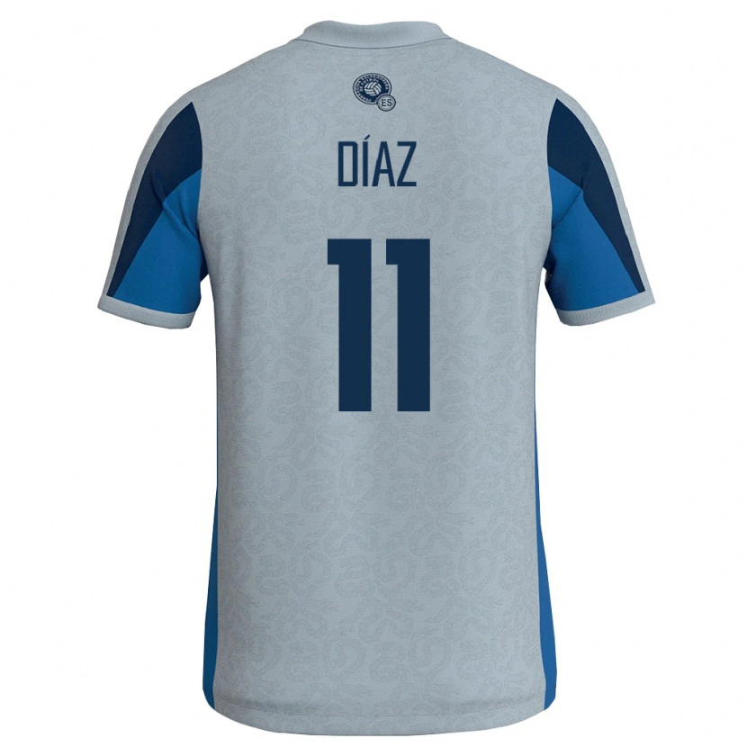 DanxenレディースエルサルバドルNelson Díaz#11白 空色アウェイシャツ26-28ジャージーユニフォーム