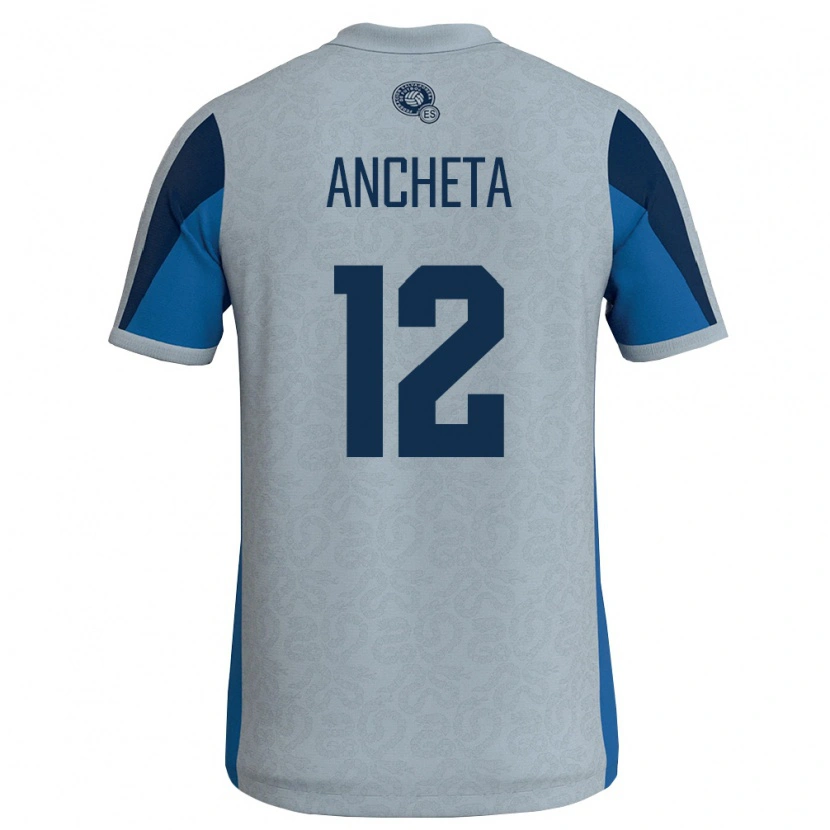 DanxenレディースエルサルバドルJeffren Ancheta#12白 空色アウェイシャツ26-28ジャージーユニフォーム
