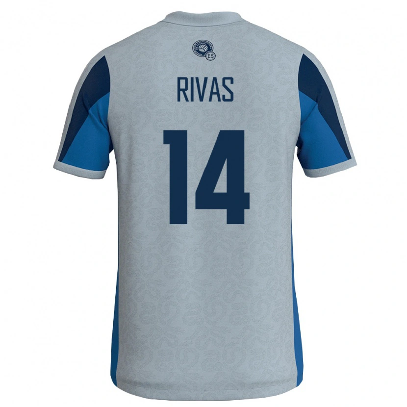 DanxenレディースエルサルバドルKeylor Rivas#14白 空色アウェイシャツ26-28ジャージーユニフォーム