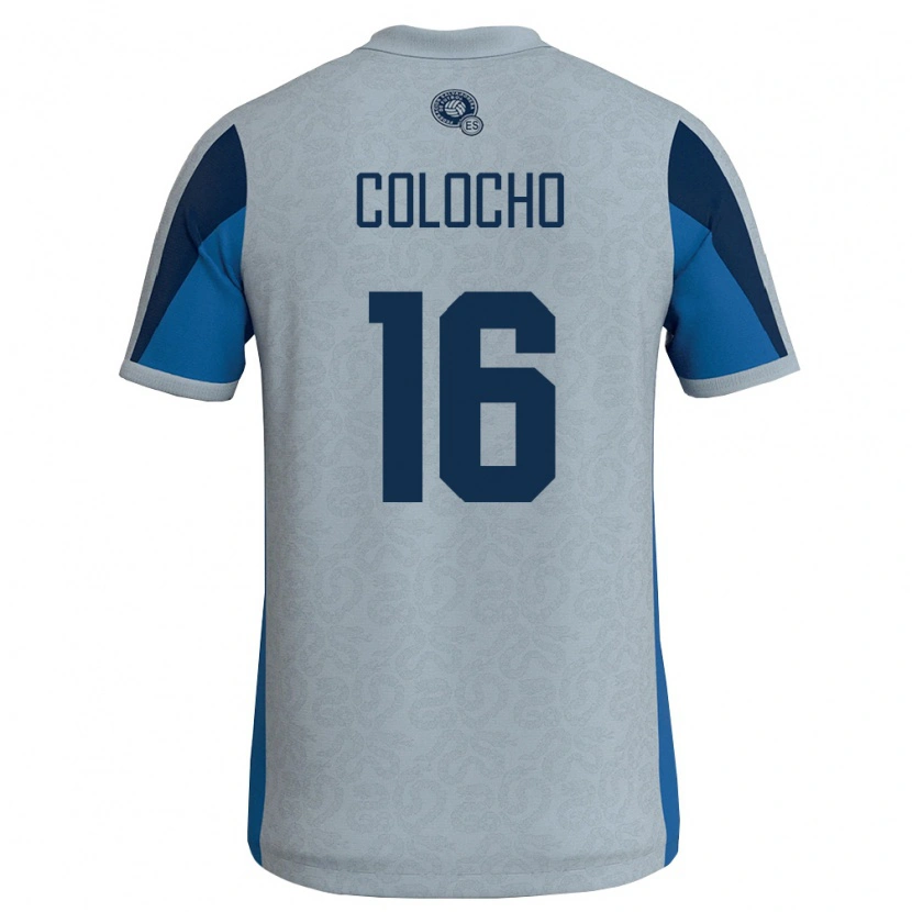 DanxenレディースエルサルバドルAiden Colocho#16白 空色アウェイシャツ26-28ジャージーユニフォーム