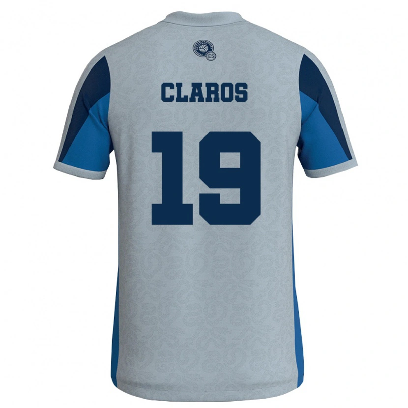 DanxenレディースエルサルバドルElvis Claros#19白 空色アウェイシャツ26-28ジャージーユニフォーム