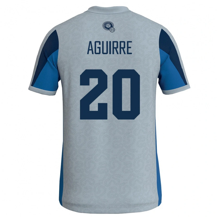 DanxenレディースエルサルバドルJonathan Aguirre#20白 空色アウェイシャツ26-28ジャージーユニフォーム