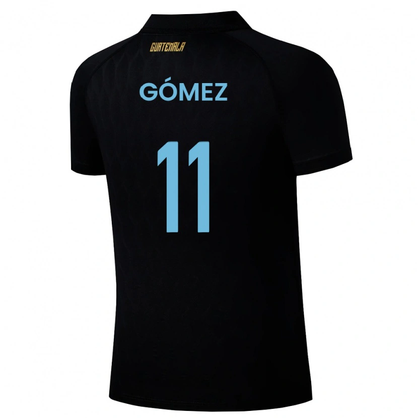 DanxenレディースグアテマラSavianna Gómez#11黒 空色 白アウェイシャツ26-28ジャージーユニフォーム