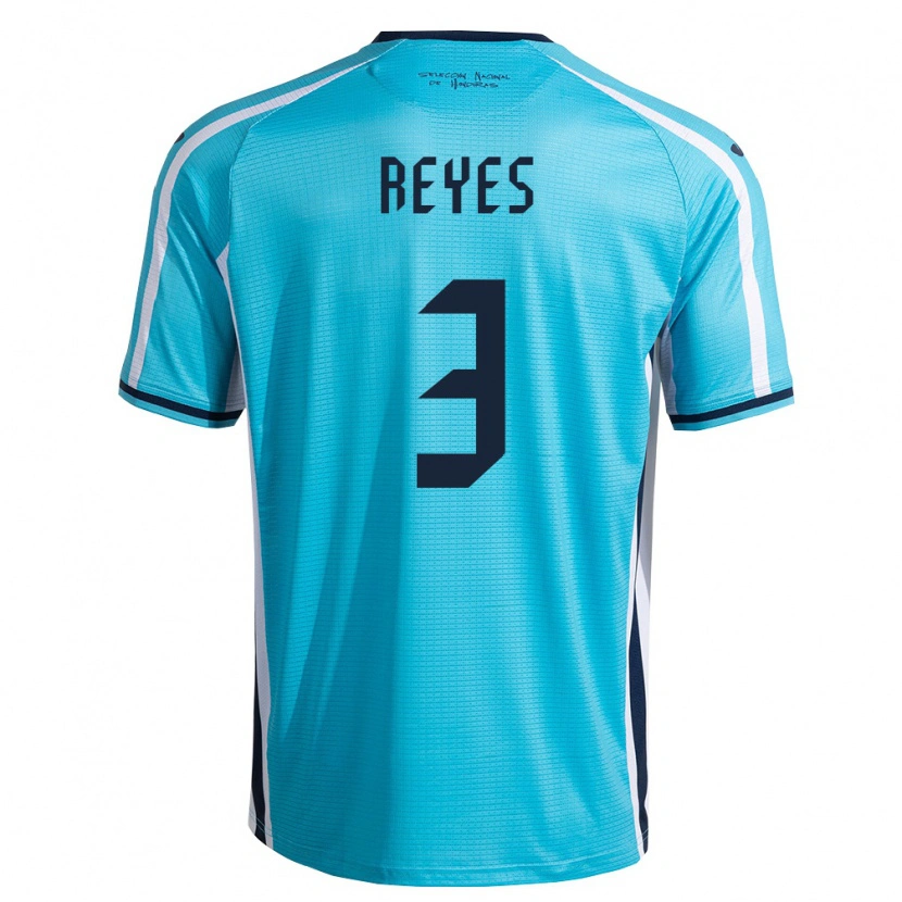 DanxenレディースホンジュラスRoger Reyes#3空色 紺アウェイシャツ26-28ジャージーユニフォーム