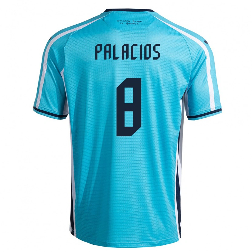 DanxenレディースホンジュラスJoshua Palacios#8空色 紺アウェイシャツ26-28ジャージーユニフォーム
