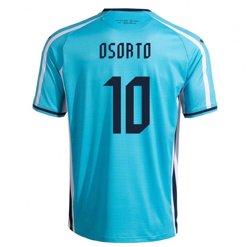 DanxenレディースホンジュラスRoberto Osorto#10空色 紺アウェイシャツ26-28ジャージーユニフォーム