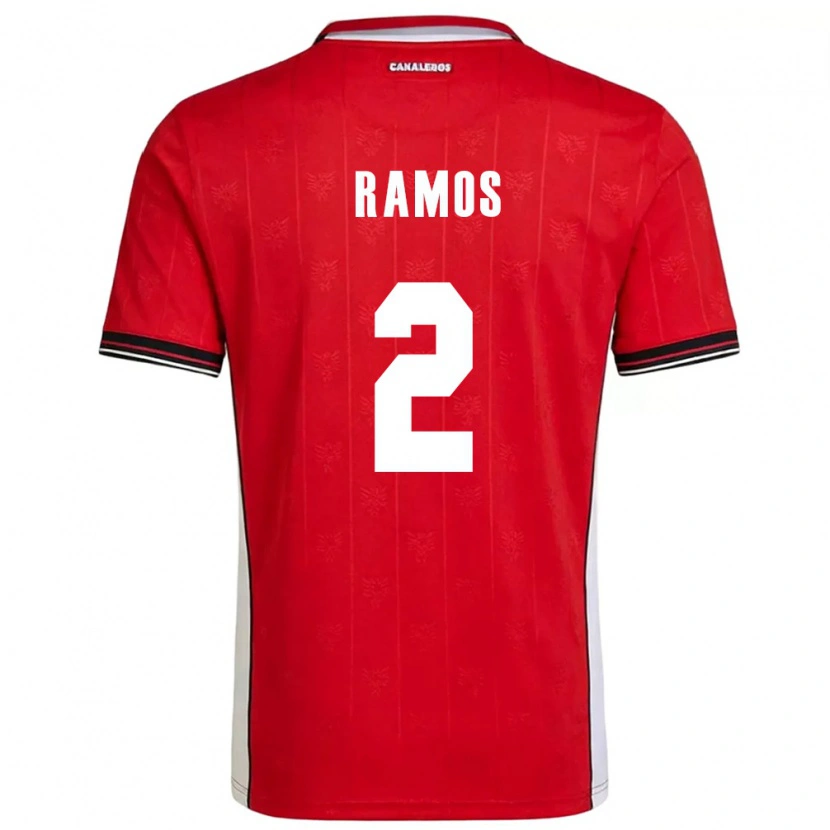DanxenキッズパナマAnthony Ramos#2赤 茶 白ホームシャツ26-28ジャージーユニフォーム