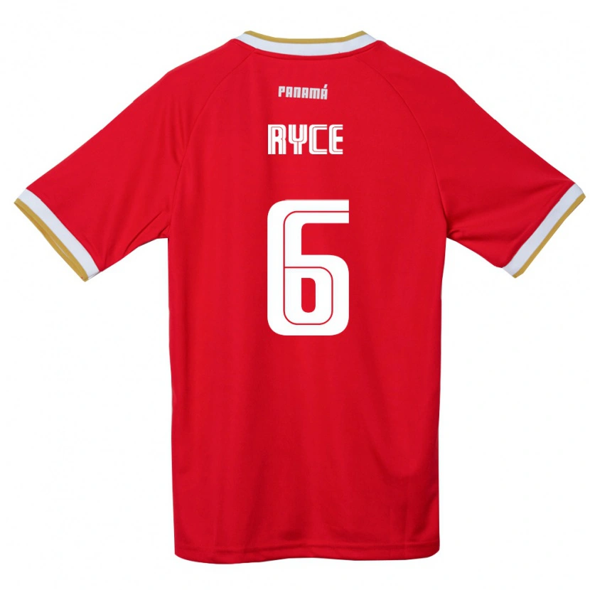DanxenキッズパナマAnel Ryce#6赤 茶 白ホームシャツ26-28ジャージーユニフォーム