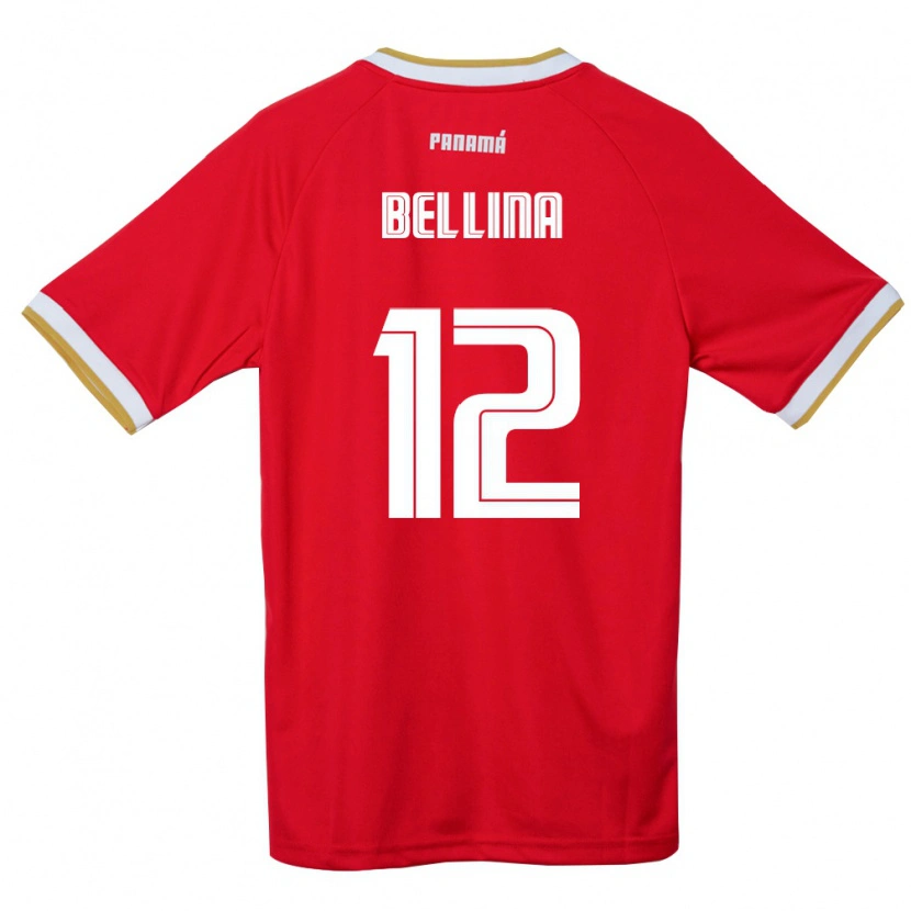 DanxenキッズパナマLucca Bellina#12赤 茶 白ホームシャツ26-28ジャージーユニフォーム
