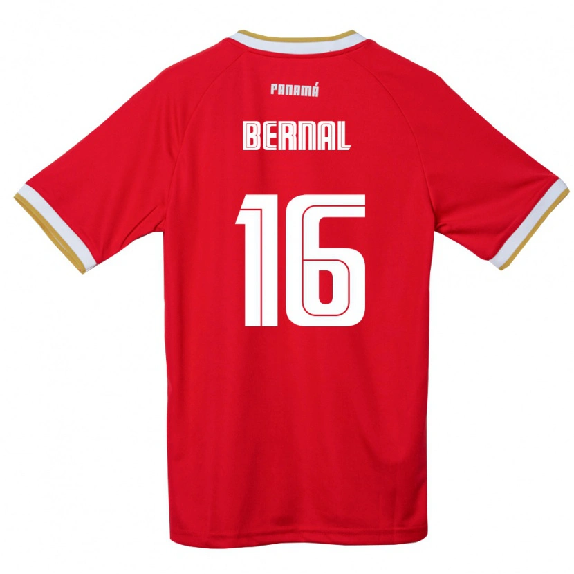 DanxenキッズパナマJosé Bernal#16赤 茶 白ホームシャツ26-28ジャージーユニフォーム