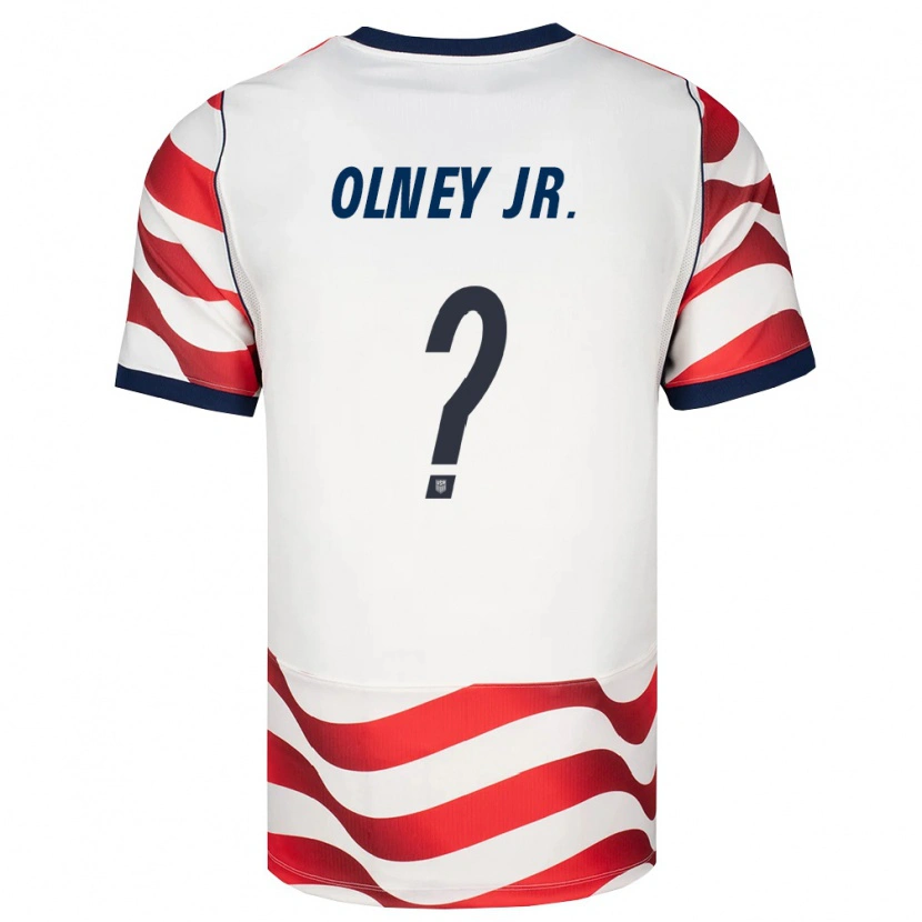 Danxenキッズアメリカ合衆国クリストファー・オルニー#0赤 白 黒ホームシャツ26-28ジャージーユニフォーム