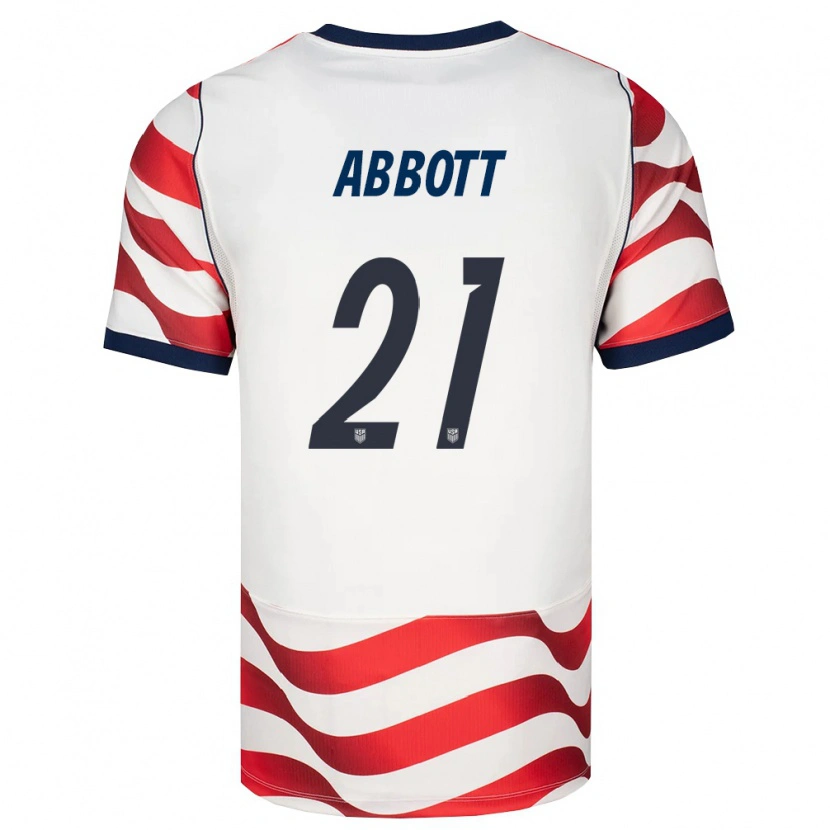 Danxenキッズアメリカ合衆国Keller Abbott#21赤 白 黒ホームシャツ26-28ジャージーユニフォーム