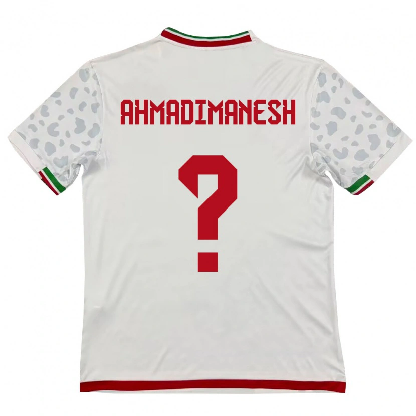 DanxenキッズイランIliya Ahmadimanesh#0白 赤ホームシャツ26-28ジャージーユニフォーム
