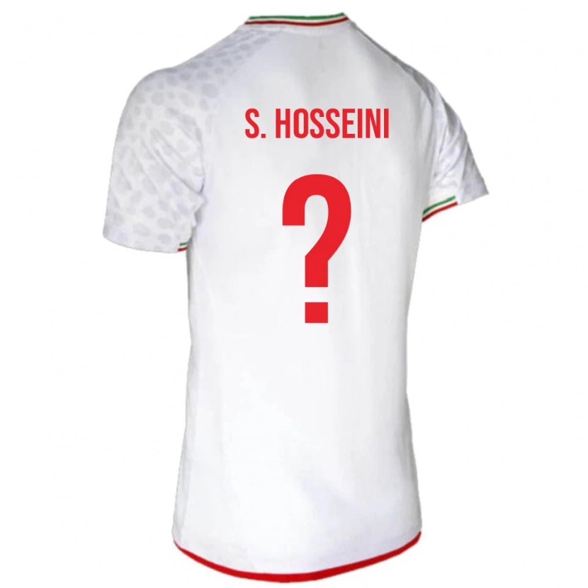 DanxenキッズイランSeyed Mohammadjavad Hosseini#0白 赤ホームシャツ26-28ジャージーユニフォーム