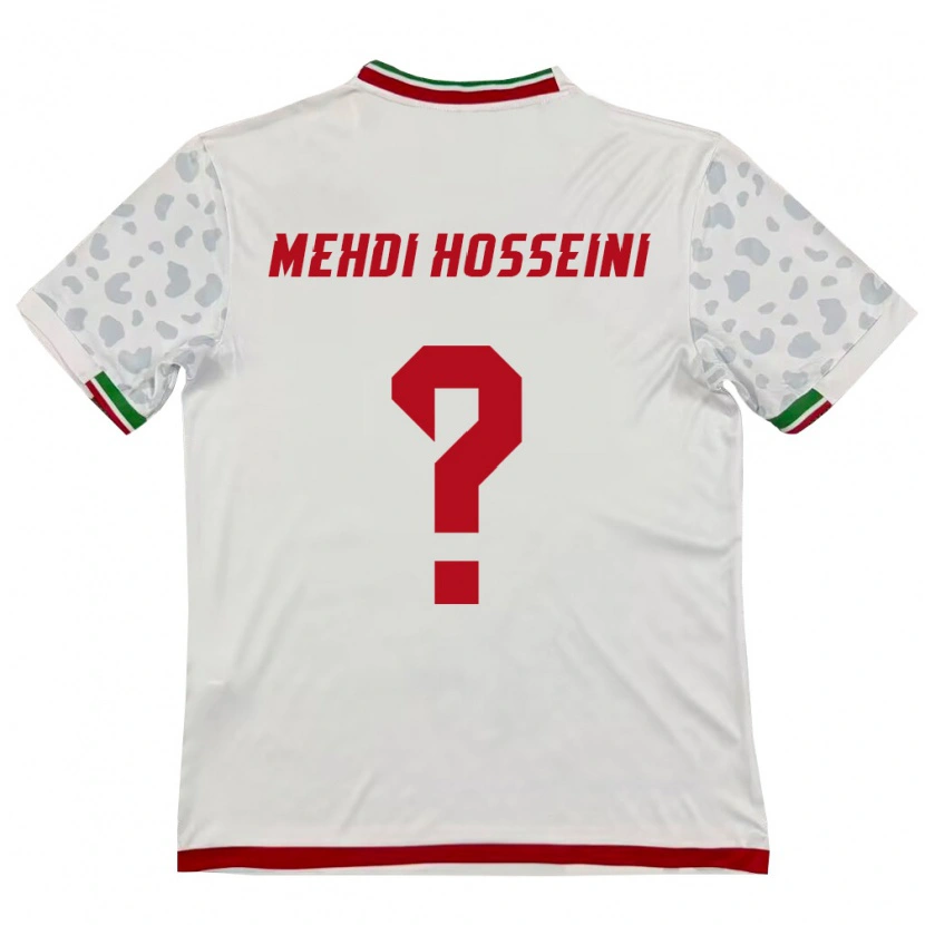 DanxenキッズイランSeyed Mehdi Hosseini#0白 赤ホームシャツ26-28ジャージーユニフォーム