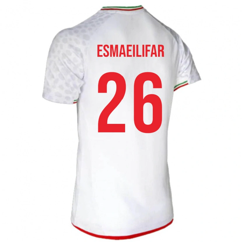 Danxenキッズイランダニアル・イスマイリファル#26白 赤ホームシャツ26-28ジャージーユニフォーム