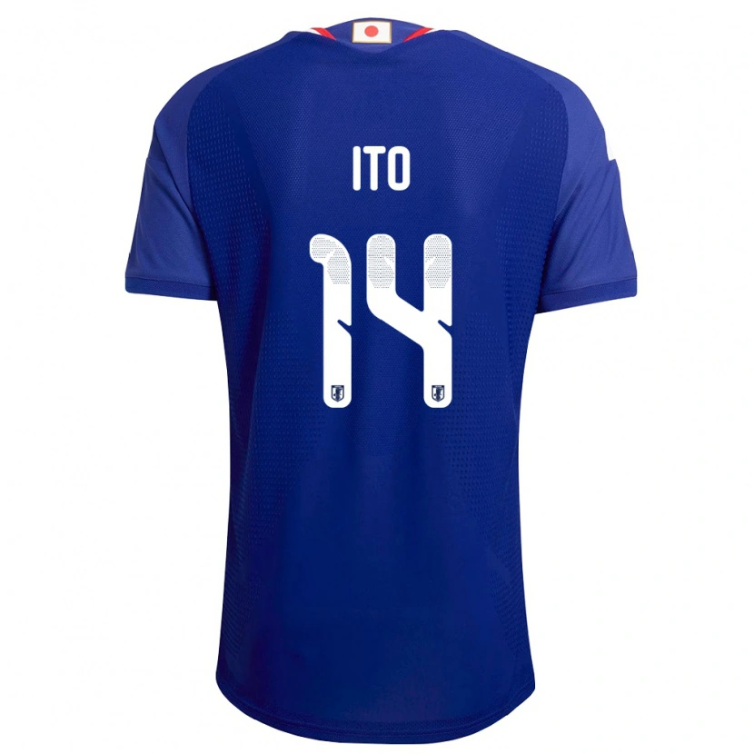 Danxenキッズ日本伊東純也#14青 白 赤ホームシャツ26-28ジャージーユニフォーム
