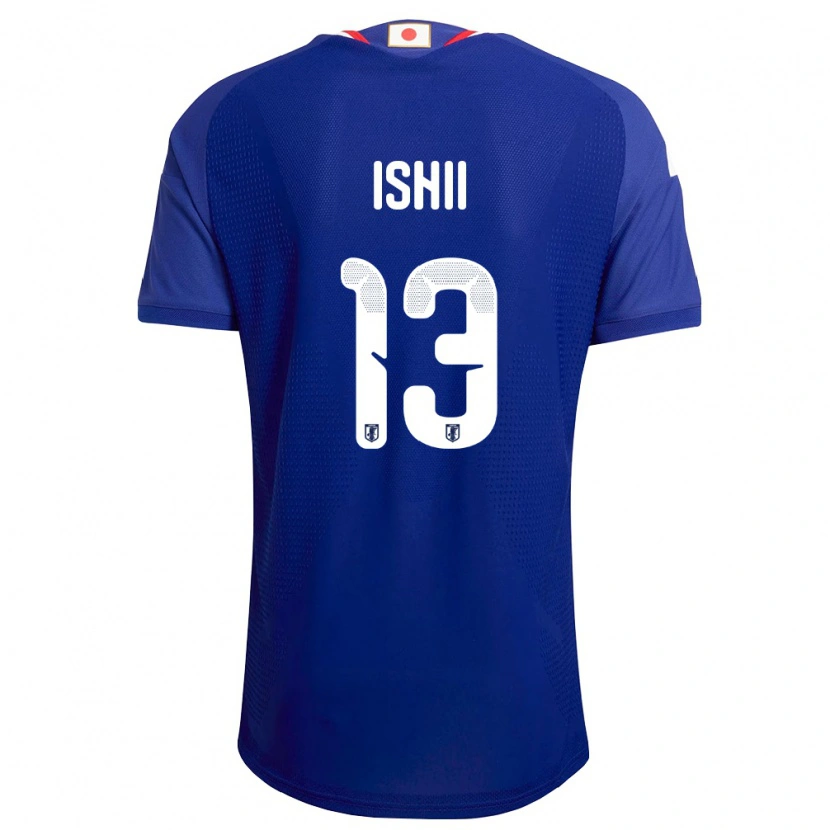 Danxenキッズ日本石井久継#13青 白 赤ホームシャツ26-28ジャージーユニフォーム