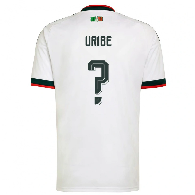 DanxenキッズメキシコJuan Uribe#0白 バーガンディ 緑アウェイシャツ26-28ジャージーユニフォーム