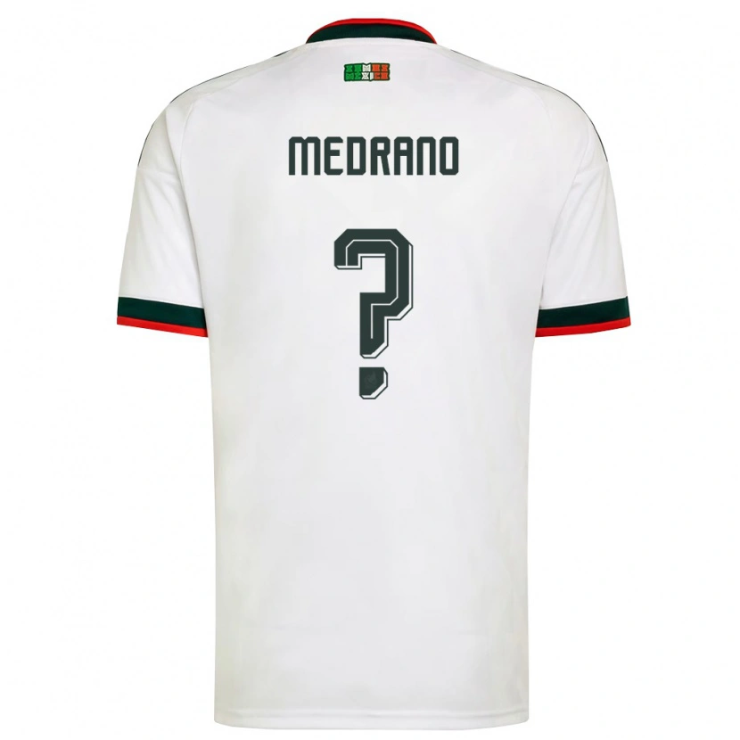 DanxenキッズメキシコMau Medrano#0白 バーガンディ 緑アウェイシャツ26-28ジャージーユニフォーム