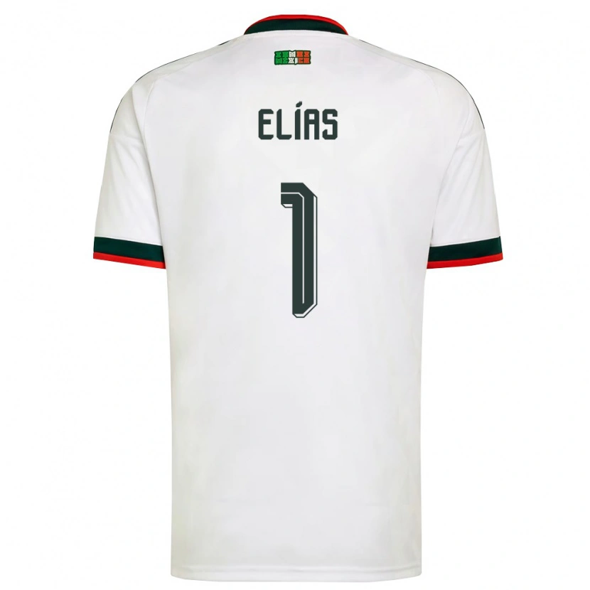 DanxenキッズメキシコBruno Elías#1白 バーガンディ 緑アウェイシャツ26-28ジャージーユニフォーム