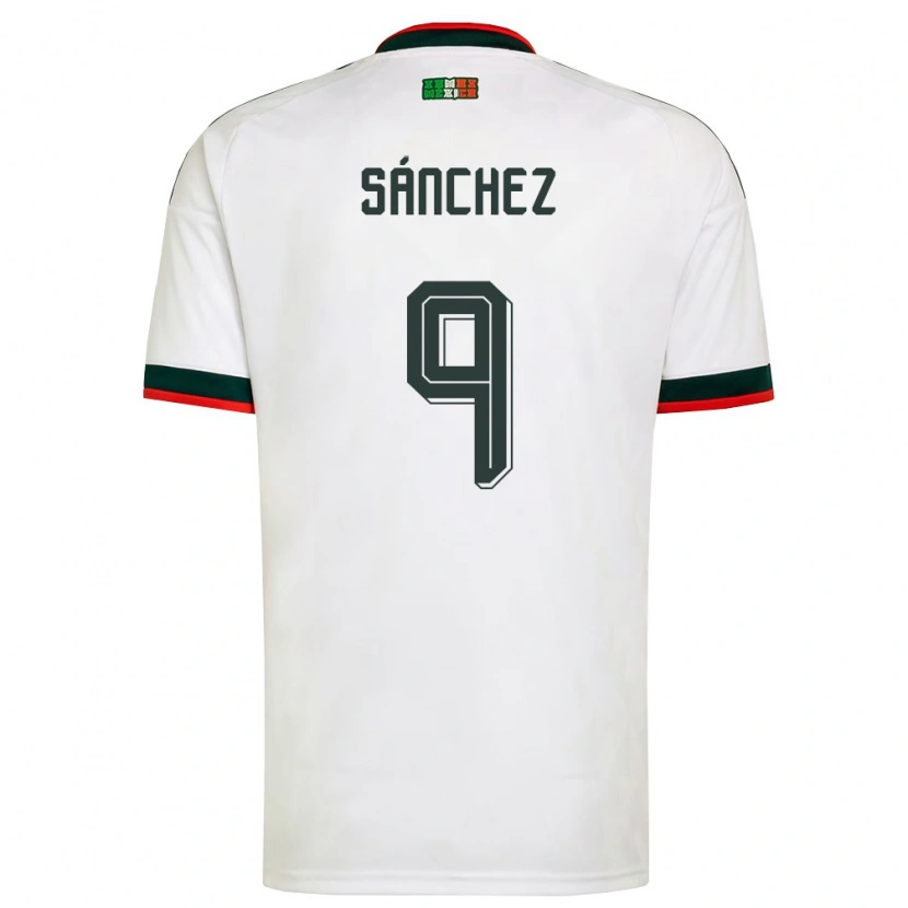 DanxenキッズメキシコAdán Sánchez#9白 バーガンディ 緑アウェイシャツ26-28ジャージーユニフォーム