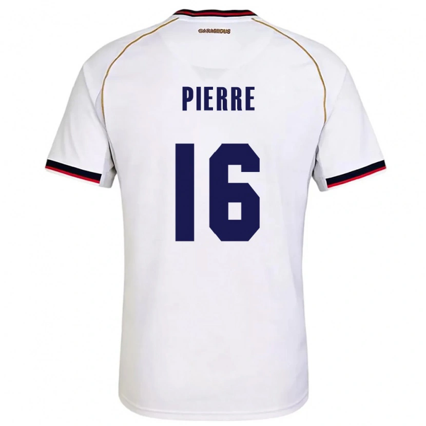 DanxenキッズパナマJael Pierre#16白 赤アウェイシャツ26-28ジャージーユニフォーム