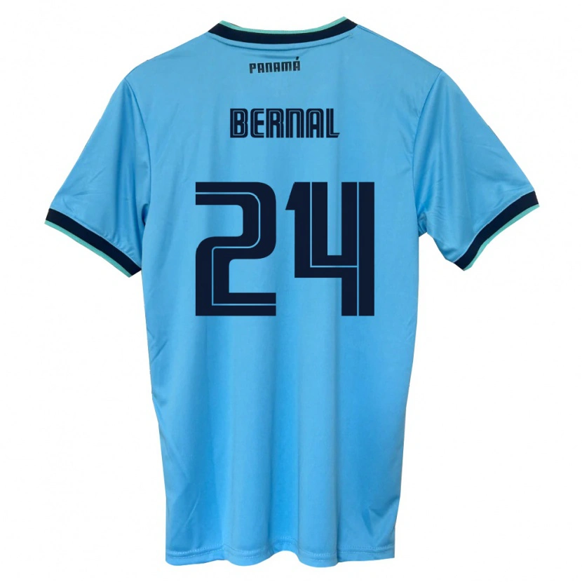 DanxenキッズパナマKevin Bernal#24空色 黒アウェイシャツ26-28ジャージーユニフォーム