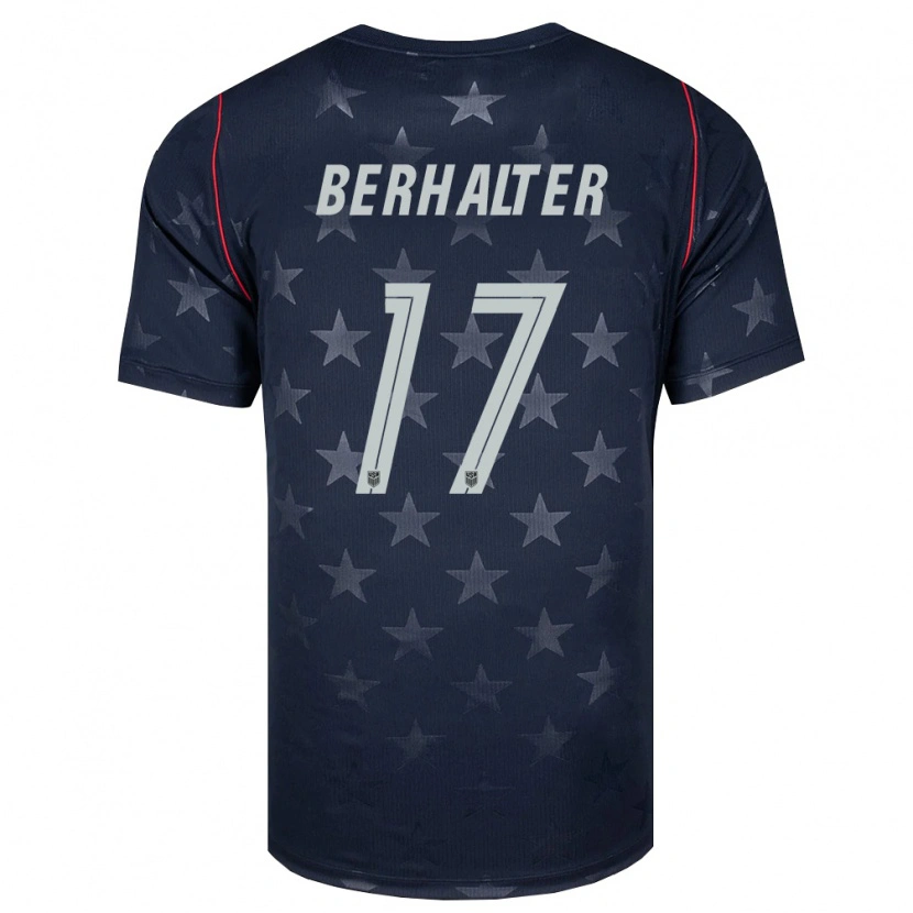 Danxenキッズアメリカ合衆国Sebastian Berhalter#17黒 白 赤アウェイシャツ26-28ジャージーユニフォーム