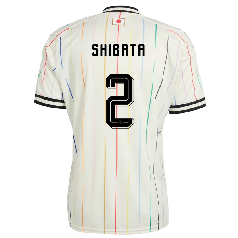 Danxenキッズ日本Shotaro Shibata#2白 黒アウェイシャツ26-28ジャージーユニフォーム