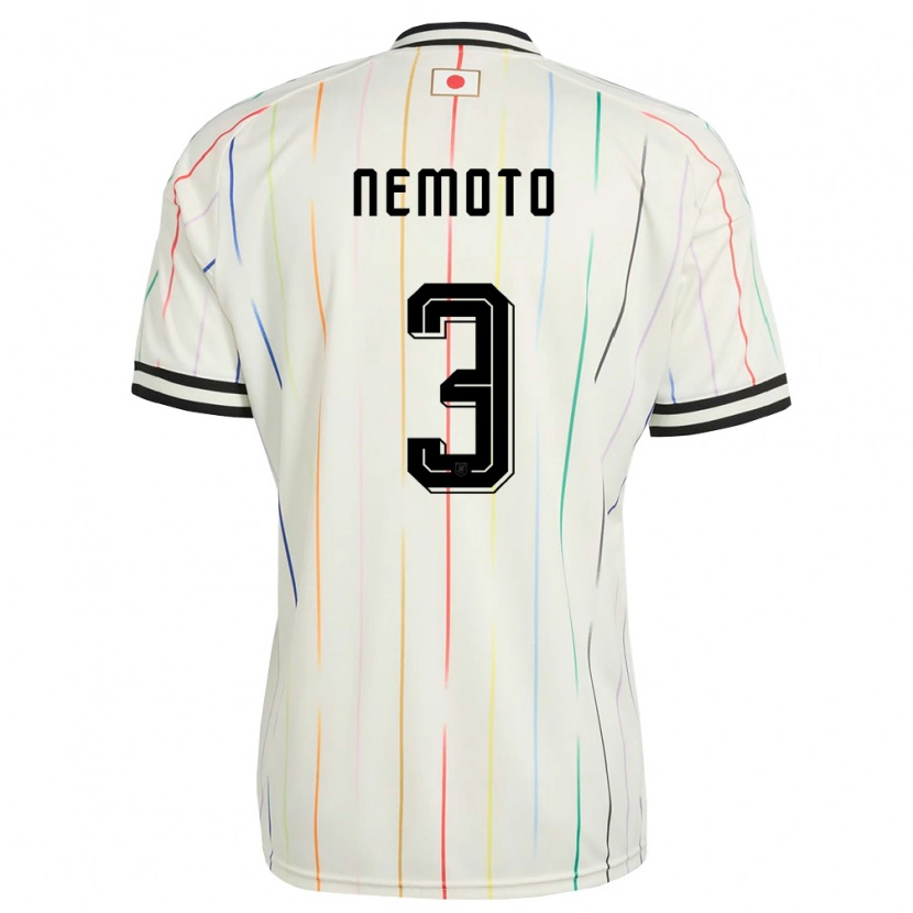 Danxenキッズ日本根本健太#3白 黒アウェイシャツ26-28ジャージーユニフォーム